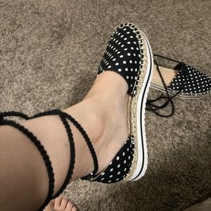 JLo espadrilles size 9